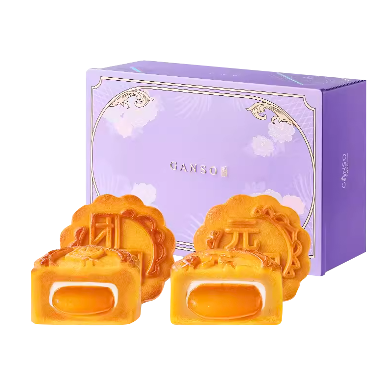 元祖花皓月月饼礼盒